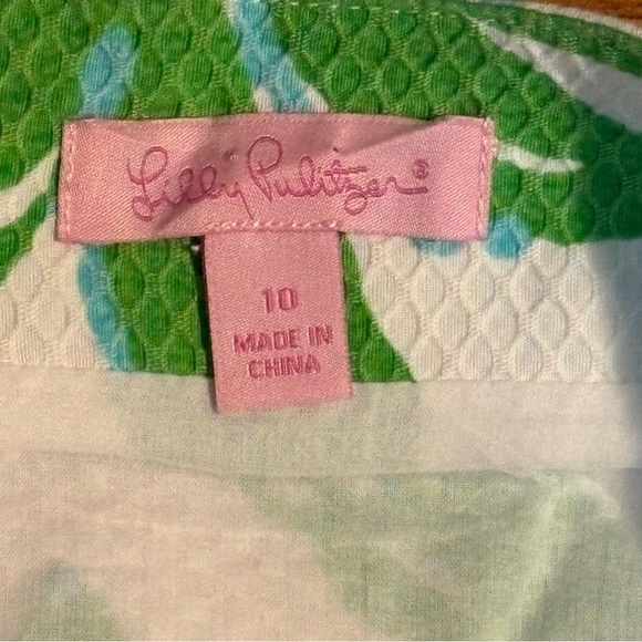 Lilly Pulitzer Women’s Lynnie Honeycomb Pique Mini Skirt Size 10 Floral - Picture 3 of 8